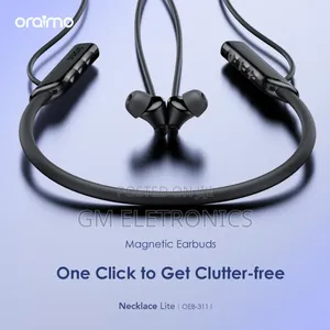 Oraimo Necklace Lite Call Vibration Wireless Earphone(Black)