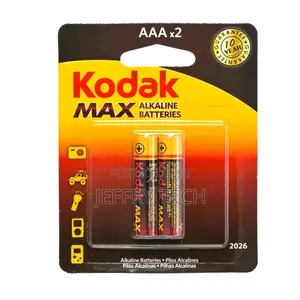 Kodak Max Alkaline Batteries AAA 2pcs