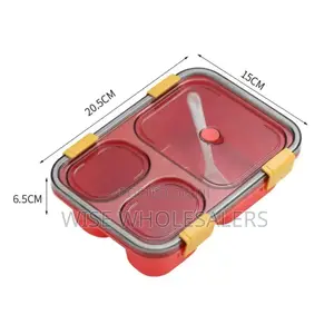 *3 Compartment Kids Lunch Box / Snack Box*