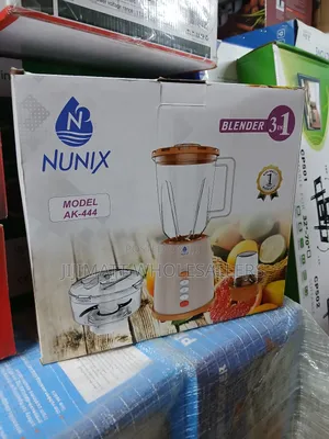 3in1 Nunix Blender Model Ak-444 With Grinder and Chopper
