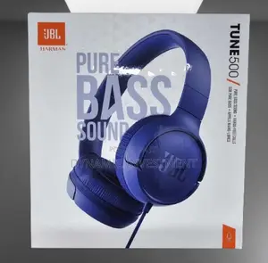 JBL TUNE 500 Wired on-Ear Headphones Pure Bass Sound