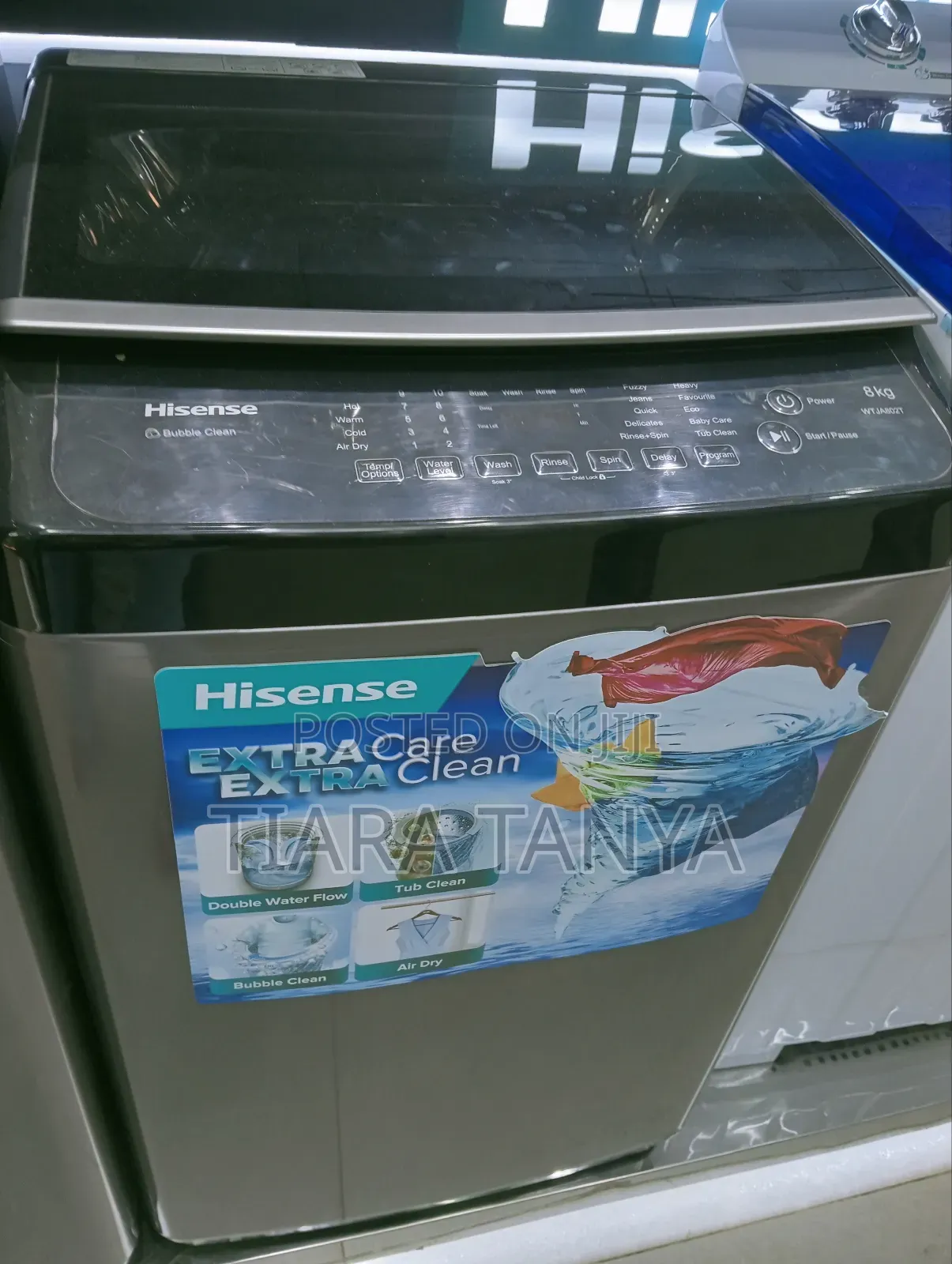 Hisense 8kgs Top Load Automatic Washing Machine -WTJA802T