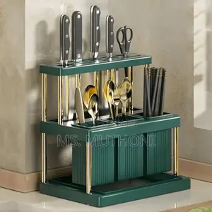 Knives N Chopstick Cage With 3 Spoon Slots