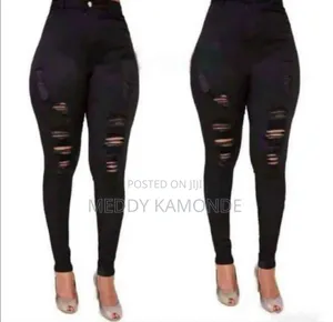 Stylish Ripped Jeans Trouser
