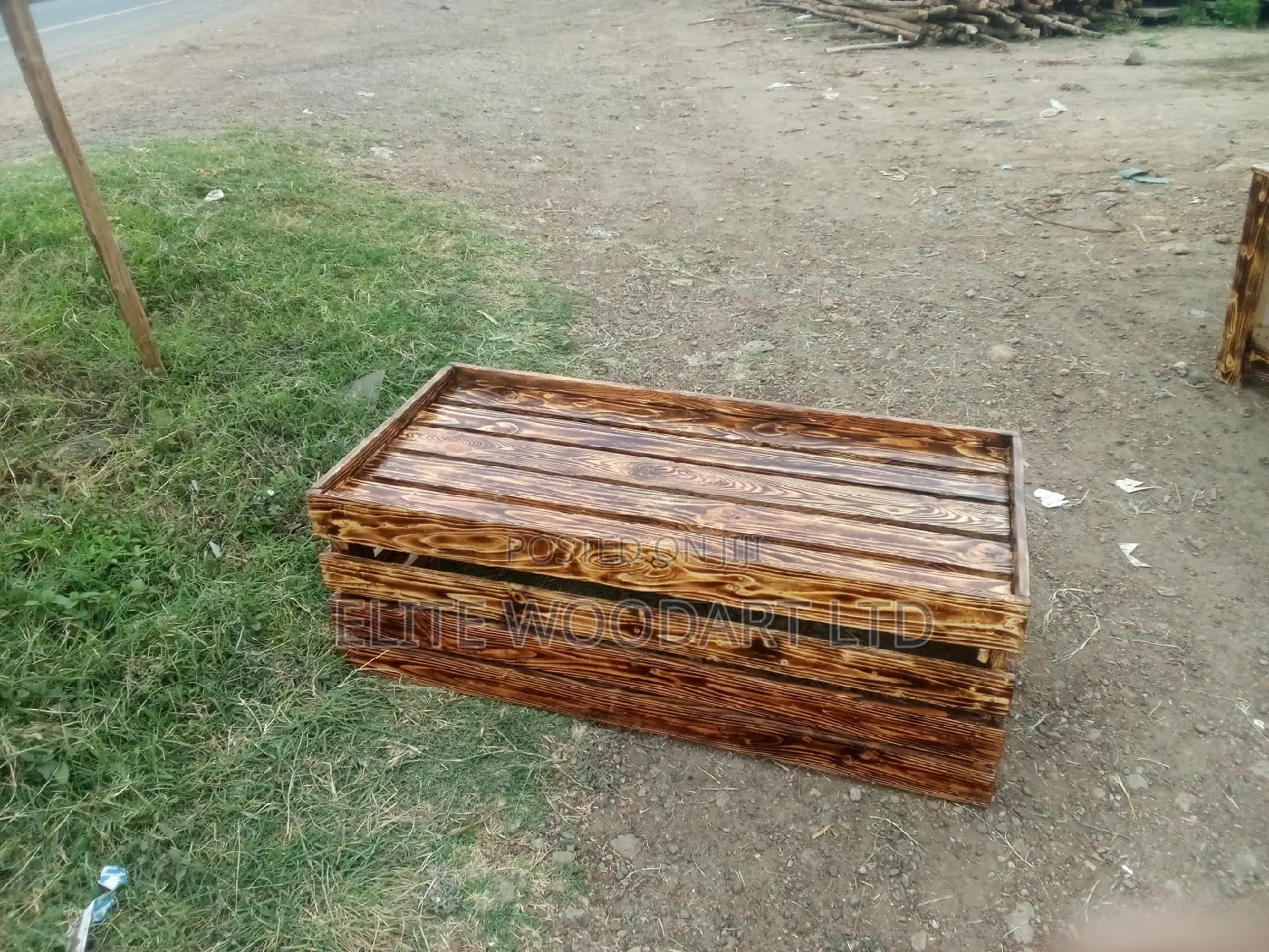 Rustic Pallets Bench (14/20/47")
