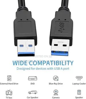 USB Cable Data Transfer Hard Drive Enclosure, Printer, Modem