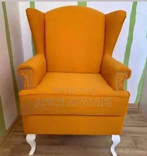 King Chair or Pedicure Seat Mustard Yellow 