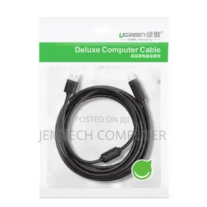 UGREEN USB 2.0 AM to BM Print Cable 5m (Black)
