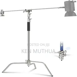 NEEWER C Stand With Boom Arm Pro 100% Stainless Steel, Max H