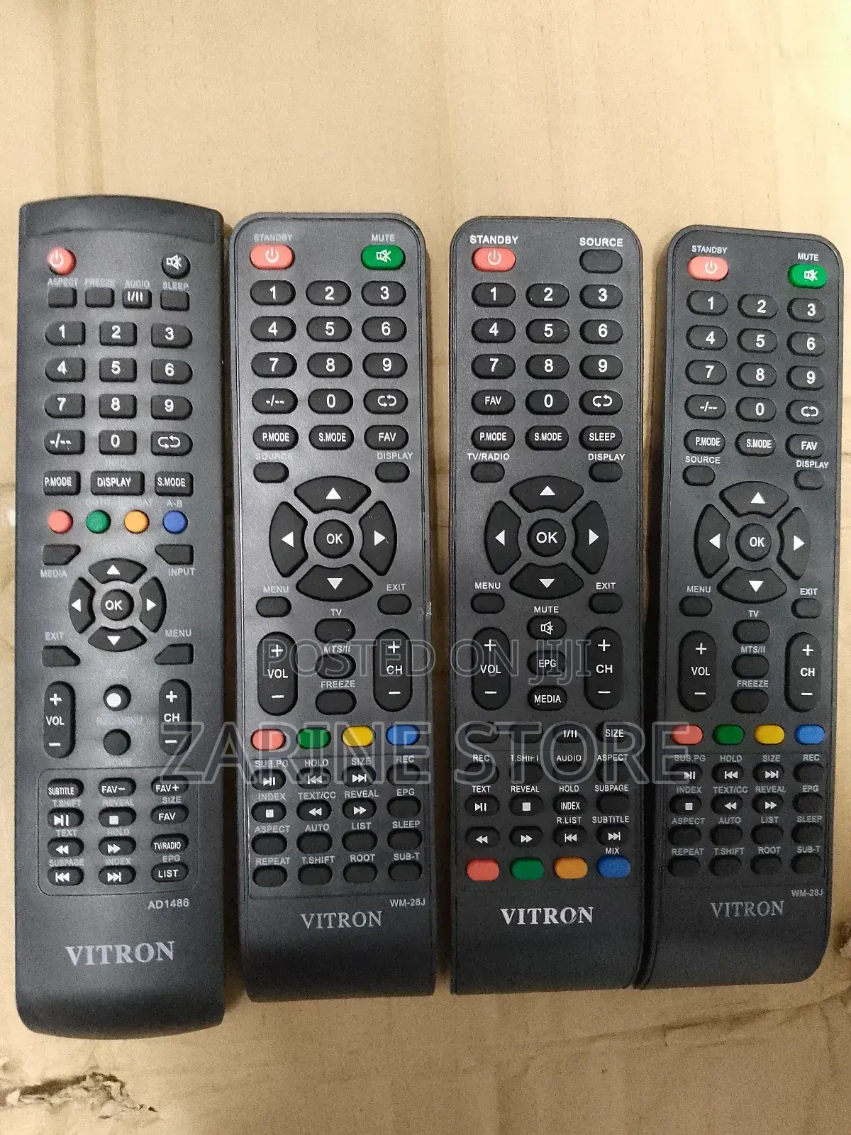 Original Vitron Digital Tv Remote Control
