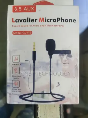 HIFI VOICE 3.5mm Jack Pin Lavalier Microphone