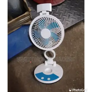 Rechargeable, Adjustable Table Fan