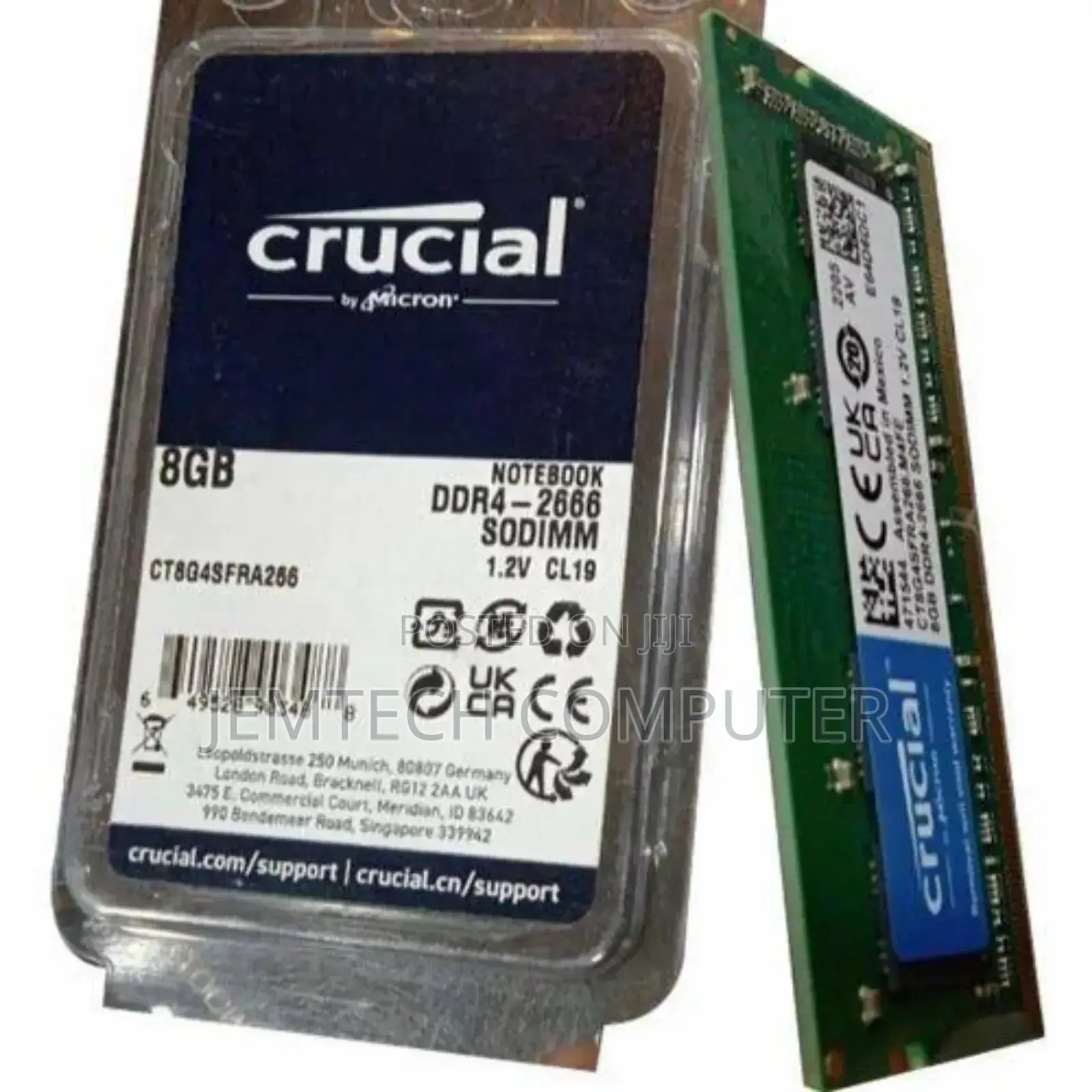 Crucial Laptop Ram Ddr5 8gb 4800