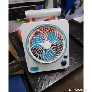 Rechargeable Table Fan With Light