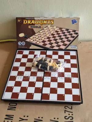 ++Magnetic Draught Board Riddle Game+ 