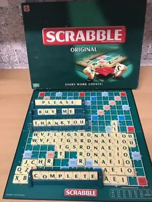 ° Scrabble 100 Letter Tiles Board Game° 