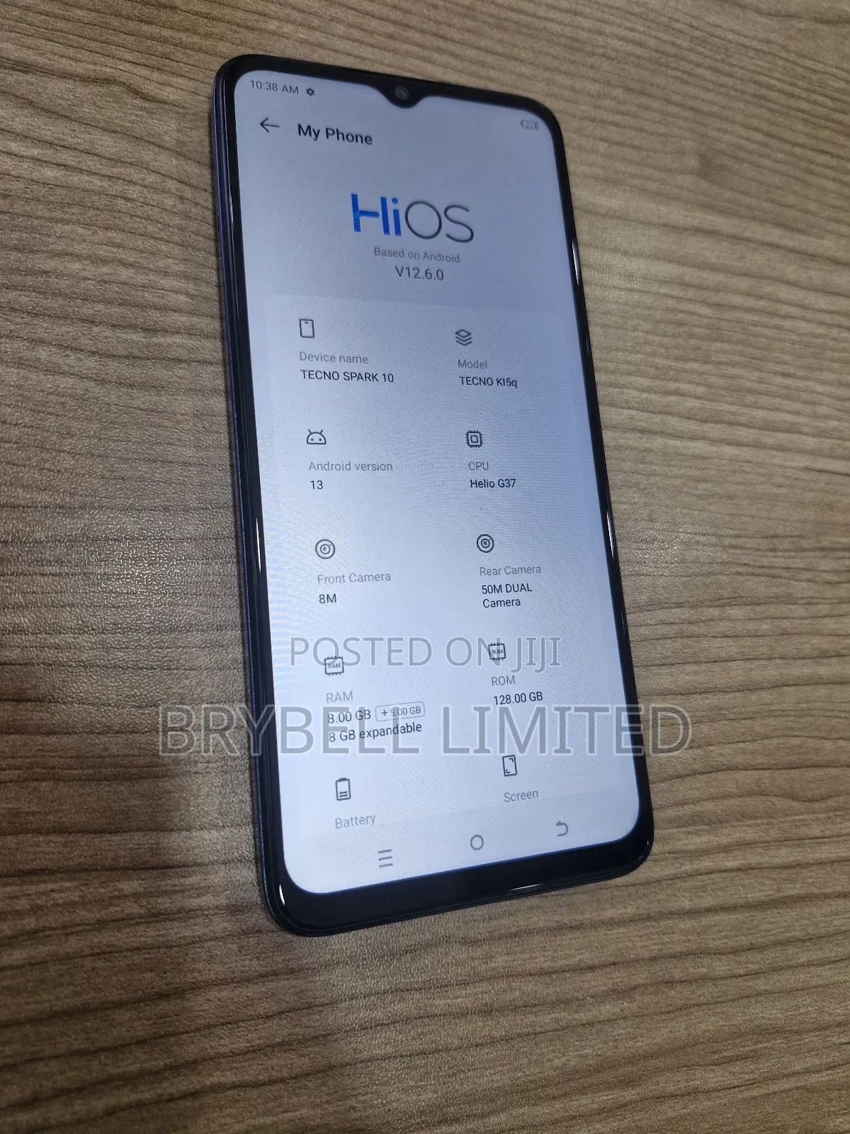 Tecno Spark 10 128 GB Blue