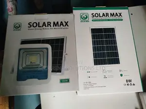 100 Watts Solar Floodlight Solarmax With 8 Watts Solar Panel
