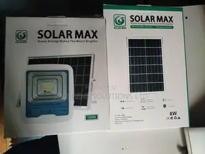100 Watts Solar Floodlight Solarmax With 8 Watts Solar Panel