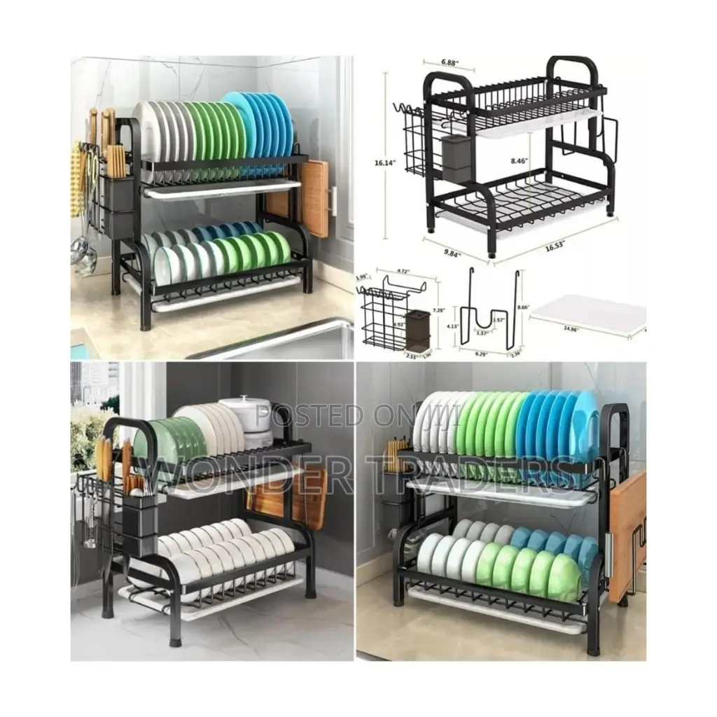 2 Layer Dish Heavy Duty,Dish Rack