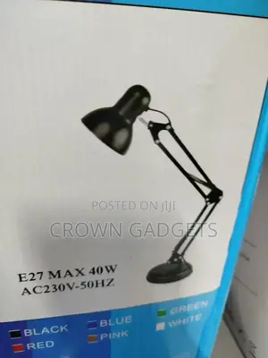 Desktop Study Lamp With Adjustable Arm