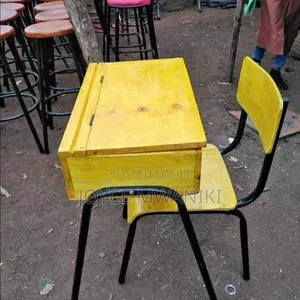School Locker and Chair