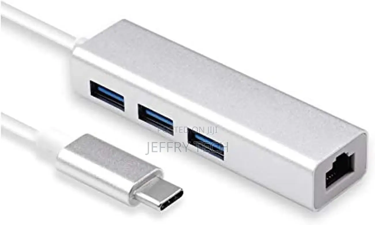 USB-C/Type C to 3 Ports a 3.0 With MBPS Gigabit