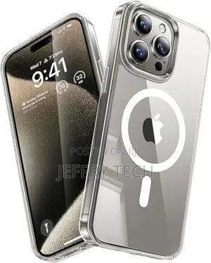 Crystal Clear Case for iPhone 15 Pro Max Full Protection Com