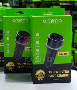 Oraimo Highway 15 OCC-1152D Ultra Fast Car Charger Adapter