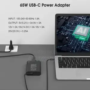 Dell 65W USB C Laptop Charger for Dell Latitude