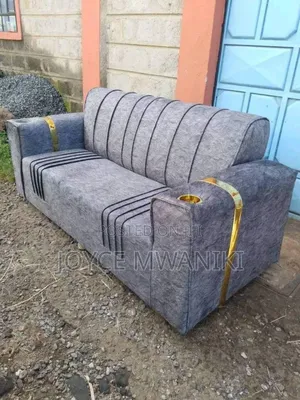 3 Seater Sofa, Light Grey 