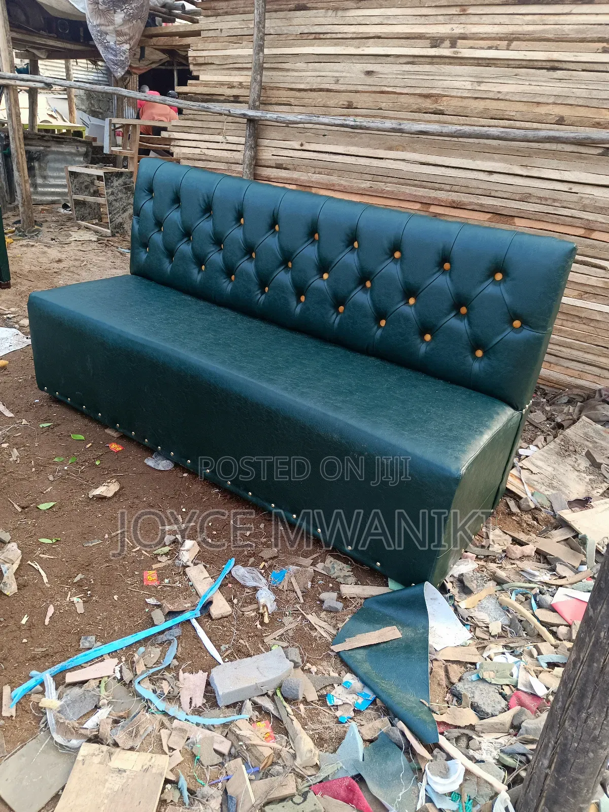 Couch Jungle Green, 3 Seater 