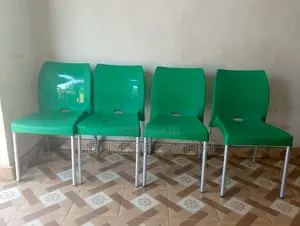 Safaricom Green Armless Plastic Chair