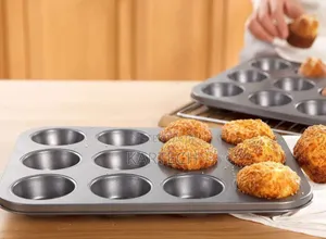12 Holes Cupcake Baking Tins