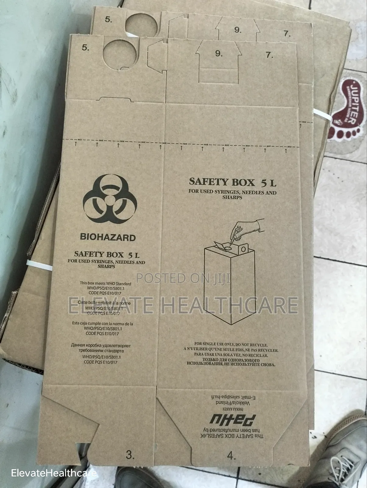 Safety Box/ Sharp Box 5L Brown