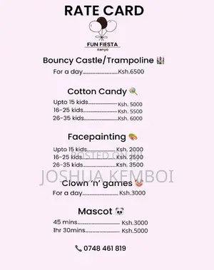 Bouncy Castles,Trampolines,Clown,Cotton Candy,Facepainting