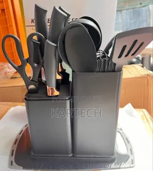 Silicon Spoons 19pcs -Black,Grey,Green