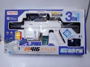3 in 1 Gun Bubble Gun Shoots Bullets