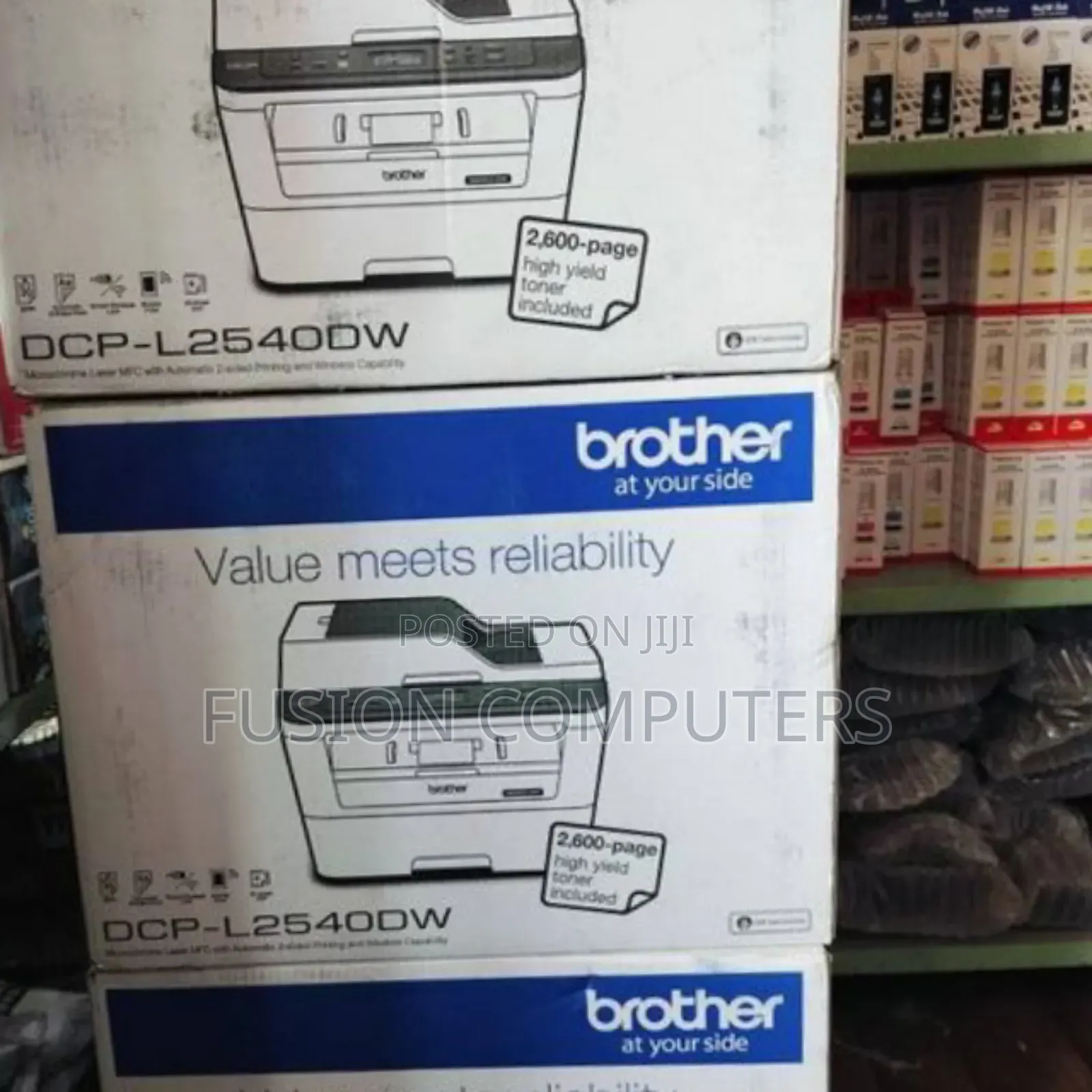 Brother DCP-L2540dw A4 Mono Multifunction Laser Printer