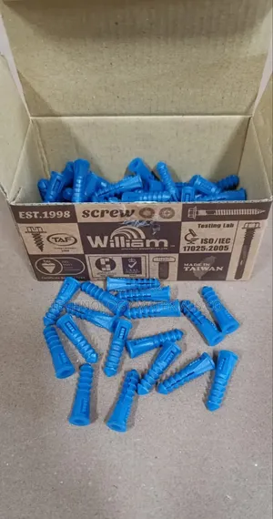 Wall Plug/Anchor,Blue,(100pcs/Box) 32mm.