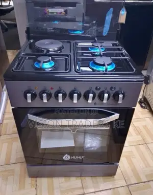 Nunix 60 by 60 Cooker With Electric Oven 3G+1E