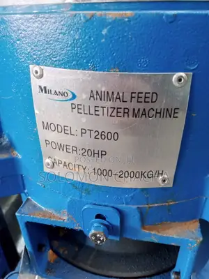 Milano Animal Feed Pelletizer Machine With a 20 Hp Motor