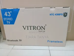 Vtron 43" Smart Android Frameless Tv