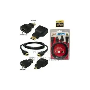 1.5M 3- In-1 HDMI With Micro and Mini HDMI