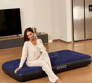 Intex Inflatable Mattress With Free Electric Pump 2.5*6