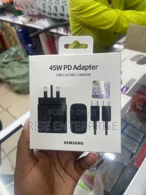 Samsung Charger 45W PD Adapter USB-C to USB-C Cable(5A)