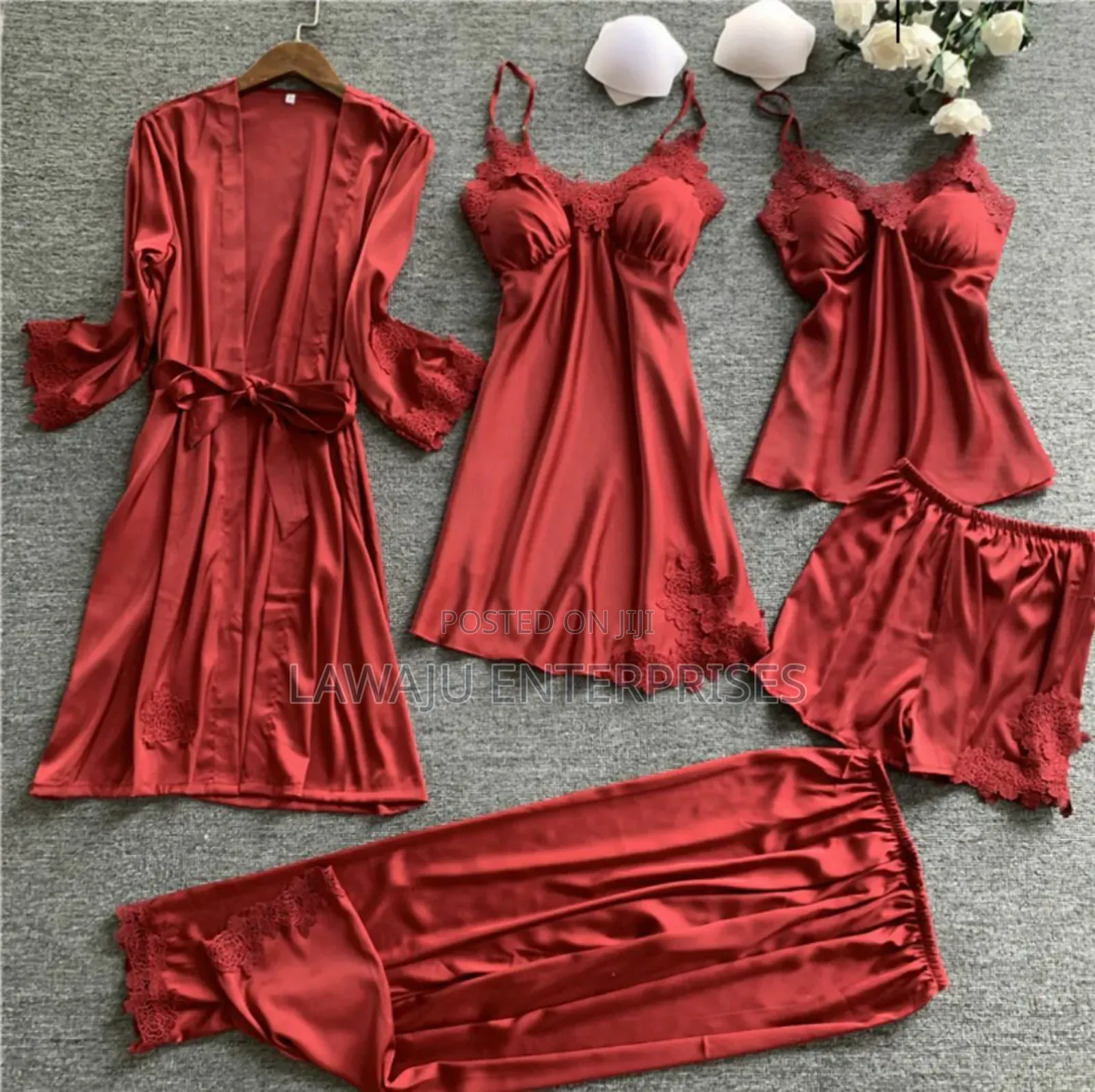 5 in 1 Red Pyjama Set