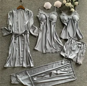 5 in 1 Grey Pajama Set