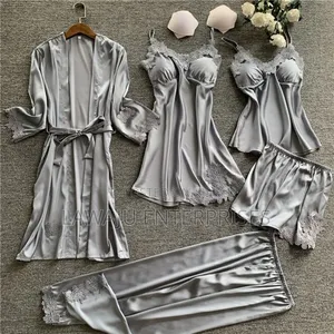 5 in 1 Grey Pajama Set