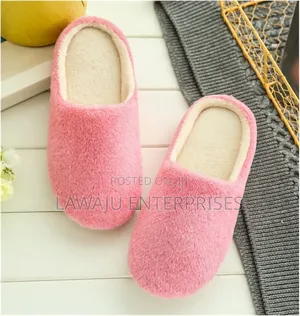 Pink Fur Indoor Shoes